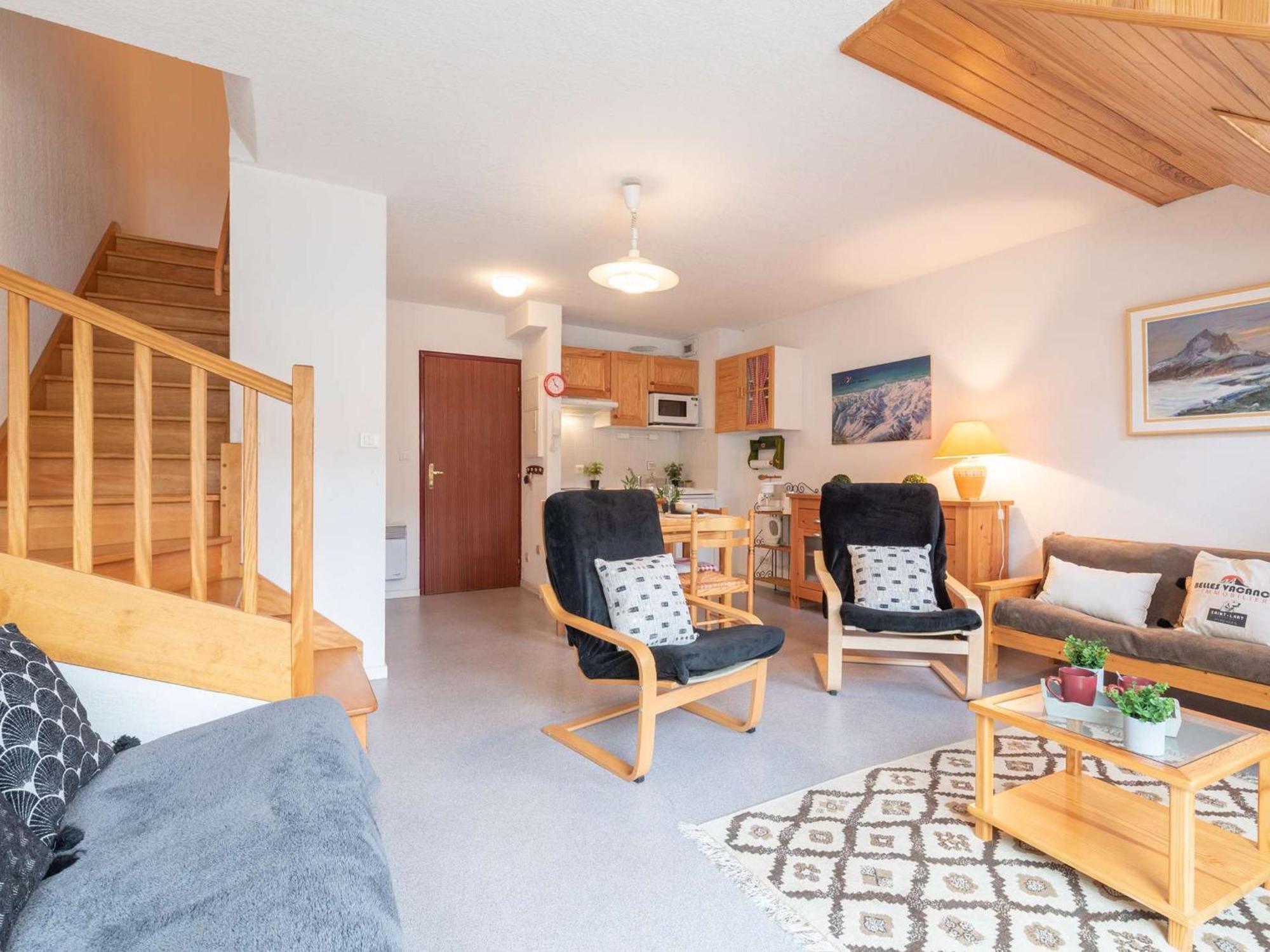 Duplex Confortable Avec 2 Chambres, Balcon Et Parking A Saint Lary Village, Proche Des Thermes Et Telecabine - Fr-1-296-336 エクステリア 写真